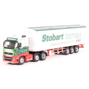 ATLAS EDITION 9136 1/76 EDDIE STOBART, VOLVO FH WALKING FLOOR BIOMASS Diecast