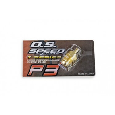 O.S. Engines Glowplug Speed P3 Gold T-Series L-OS71642720