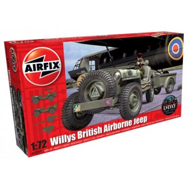 Airfix British Airborne Willys Jeep 1:72 A02339