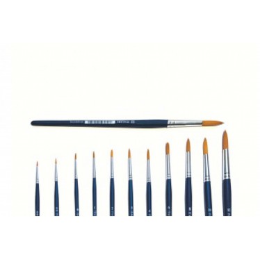 Italeri 5/0 Round Brush Synthetic with Brown Tip A51282