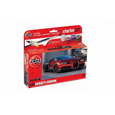 AIRFIX SMALL STARTER SET BUGATTI CHIRON 1/43 A55005