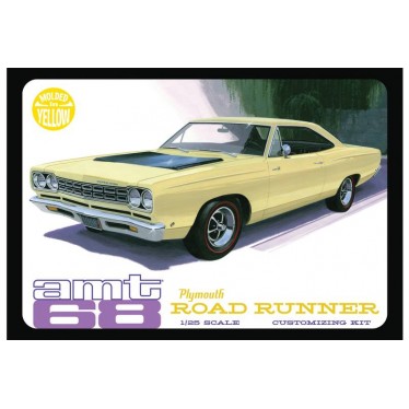 AMT 1968 Plymouth Roadrunner Yellow AMT849 1/25