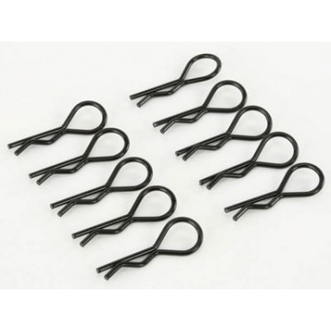 Ansmann Racing Black Body Clips 1:8 (10pcs) ..