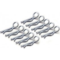 Ansmann Racing Silver Body Clips Small (10pcs) 203000080