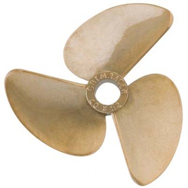 AquaCraft AQUB9787 67x105/3 Metal Boat Propeller GrimRacer