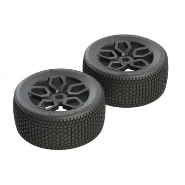 Arrma Exabyte NT Truggy Tire Set Pre-Glued AR550026