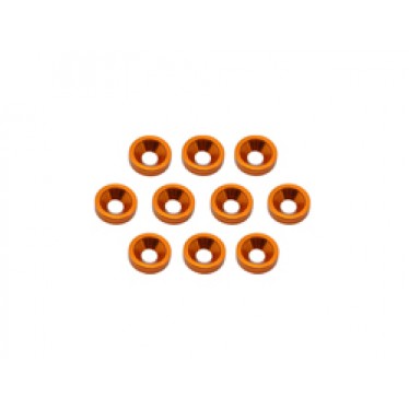 Arrowmax AM020042 Alu M4 Countersink Washer-Orange (10) Tools