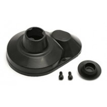 Team Associated RC10B4/T4 0.45" Moulded Gear Cover Black AS7460