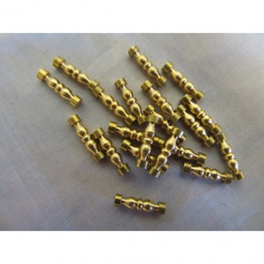 Rail Stanchion 12mm Brass (20)