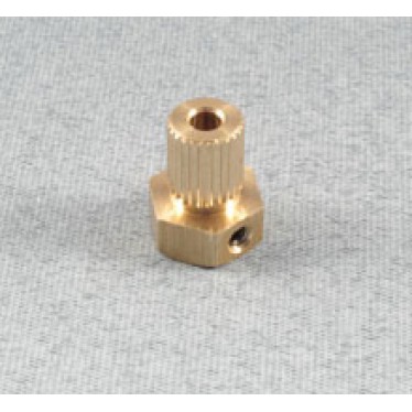 I-LA1021 Brass Couple - Plain Bore Insert 1/8"