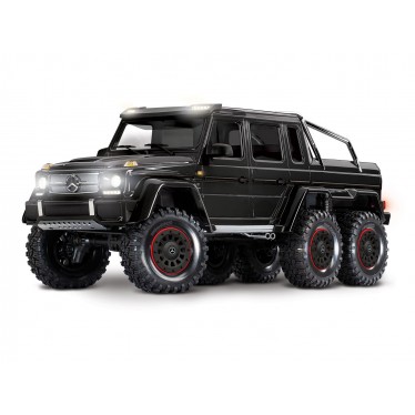 TRX-6 6x6 Mercedes G63 BLACK (TQi, LED Lights) (No Batt/Chg)C-TRX88096-4-BLK