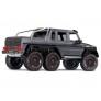 TRX-6 6x6 Mercedes G63 SILVER (TQi, LED Lights) (No Batt/Chg)C-TRX88096-4-SLVR