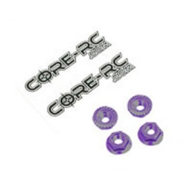 Core RC CR036 Serrated Alloy M4 Nut Schumacher