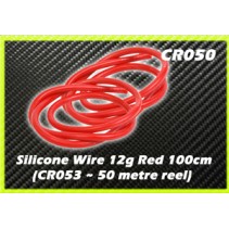 Schumacher Core RC CR050 Silicone Wire 12g - Red 1m