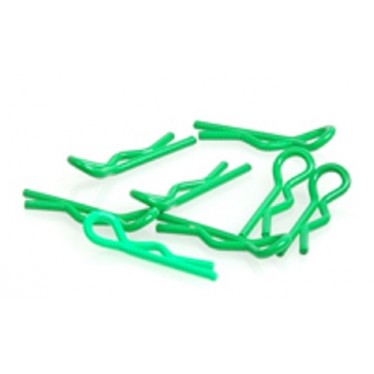 Core RC CR064 Small Body Clip 1/10 Fluorescent Green (8)