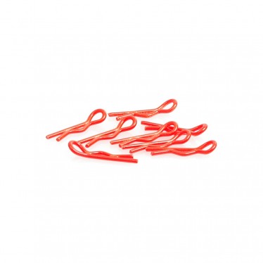 Core RC Small Body Clip 1/10 Fluorescent Red CR065