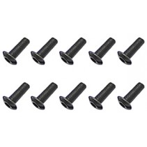 Core RC Steel Button Head Hex Screws M3 x 6 pk CR362