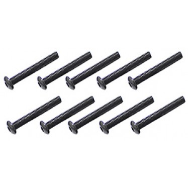 Steel Button Head Hex Screws M4 x 18 pk 10