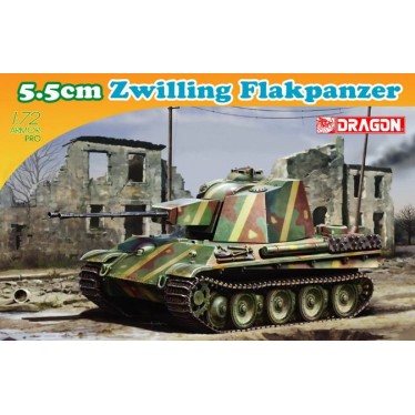 Dragon D7488 5.5cm Zwilling Flakpanzer 1/72