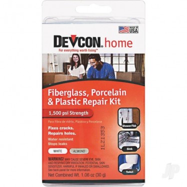 Devcon Fibreglass, Porcelain and Plastic Repair Kit 30g DEV90216