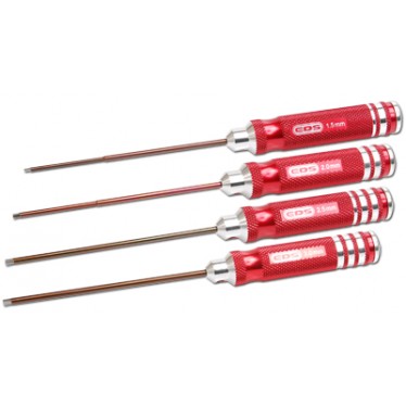 Schumacher ED110991 Hex Driver Set 1.5, 2.0, 2.5 & 3.0 x 120mm 4 Piece Tools