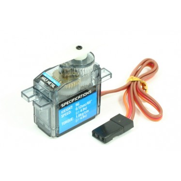 Etronix 9G 1.6Kg/0.12S Micro Servo w/Half Metal Gears ET0005HM