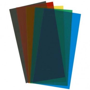 EVG9905 6x12in (15x30cm) Transparent Coloured Sheet .010in Thick Assorted