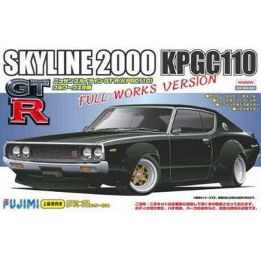 FUJIMI 1/24 NISSAN SKYLINE 2000 GT-R FULL WORKS KPGC110 F038032