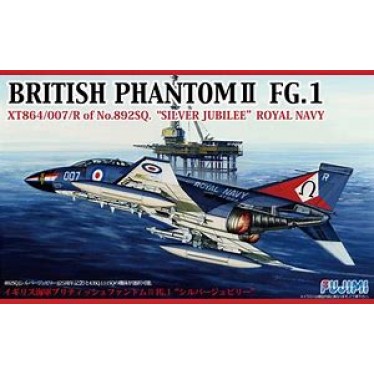 FUJIMI 1/48 BRITISH PHANTOM II FG.1 SILVER JUBILEE F722726