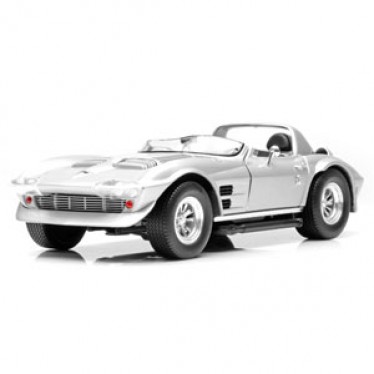 Fast & Furious Dom's Silver Chevrolet Corvette Grand Sport Diecast 1/18