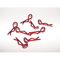 Fastrax Small Metallic Red Clips (8) FAST212MR