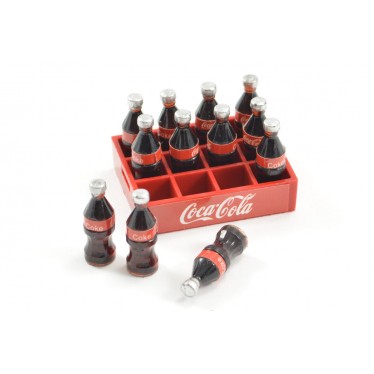 FASTRAX SCALE SOFT DRINK CRATE W/BOTTLES COLA FAST2352