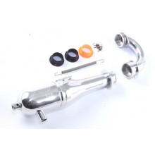 Fastrax 'Big End' 078 1/8th Off-Road Inline Connected Pipe & Manifold Set