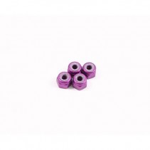 Fastrax FASTM3P M3 Purple Locknuts (4)