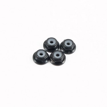 Fastrax M2 Black Flanged Locknuts (4)