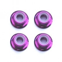 Fastrax FTM3PF M3 Purple Flanged Locknuts (4)