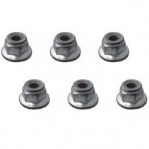 Fastrax FTX Flange Lock Nut M4 (6) FTM4F