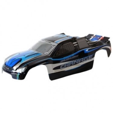 FTX CARNAGE ST PRINTED BODY BRUSHLESS BLACK BLUE FTX6342