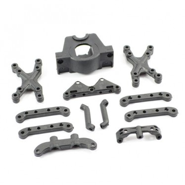 FTX7249 Surge Suspension Mount, Motor Mount, Front Shock Tower