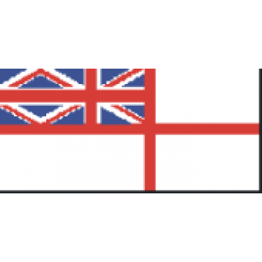 GB52 - White Ensign 1801-1864 Size E 75mm Fabric Flag