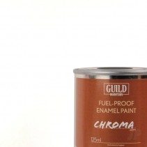 Guild Materials Gloss Enamel Fuel-Proof Paint White (125ml Tin) GLDCHR6200