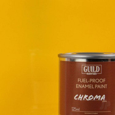 Chroma Gloss Enamel Fuel-Proof Paint Cub Yellow  (125ml Tin) GLDCHR6202