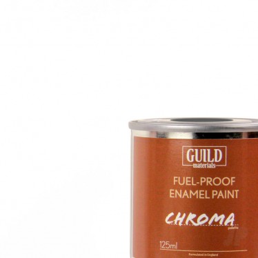 Chroma Matt Enamel Fuel-Proof Paint White (125ml Tin) GLDCHR6300