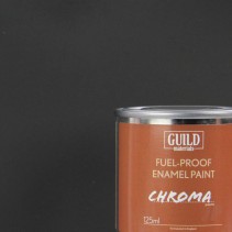Chroma Matt Enamel Fuel-Proof Paint Black (125ml Tin) GLDCHR6303