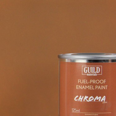 Chroma Matt Enamel Fuel-Proof Paint Dark Earth (125ml Tin) GLDCHR6314