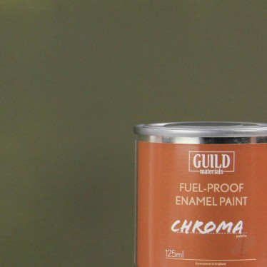 Chroma Matt Enamel Fuel-Proof Paint Olive Drab (125ml Tin) GLDCHR6315