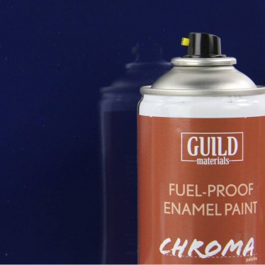 Chroma  Gloss Enamel Fuel-Proof Paint Dark Blue (400ml Aerosol) GLDCHR6404