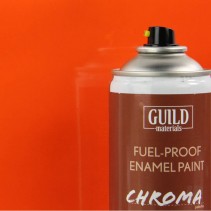 Guild Materials Gloss Enamel Fuel-Proof Paint Orange (400ml Aerosol) GLDCHR6406