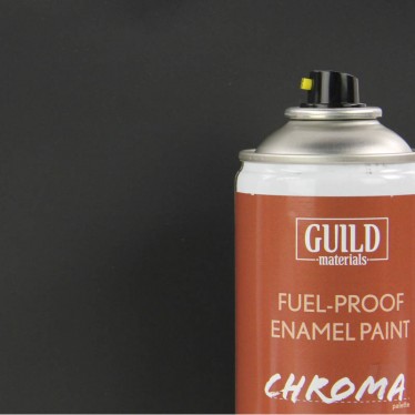 Chroma Matt Enamel Fuel-Proof Paint Black (400ml Aerosol) GLDCHR6503