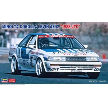 HASEGAWA MINOLTA COROLLA LEVIN AE92 1982 JTC LIMITED EDITION HA20515